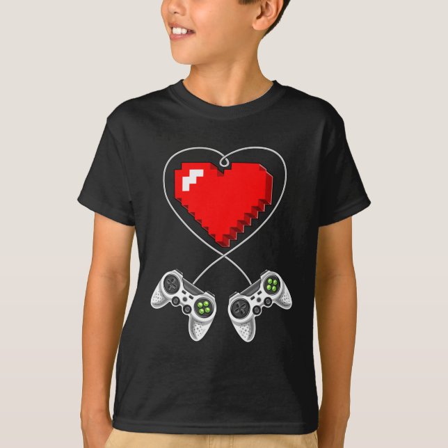 Day Shirts Video Game Controller Heart Gamer  (Front)