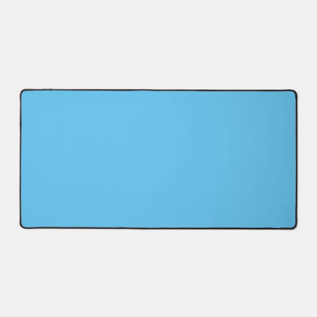 Day Sky Blue,Half Baked,Jeans Blue, Desk Mat (Front)