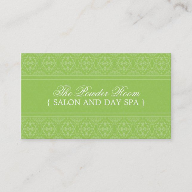 Day Spa and Salon Business Card (Front)