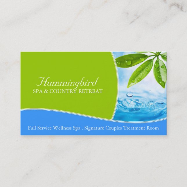 Day Spa Business Card (Front)