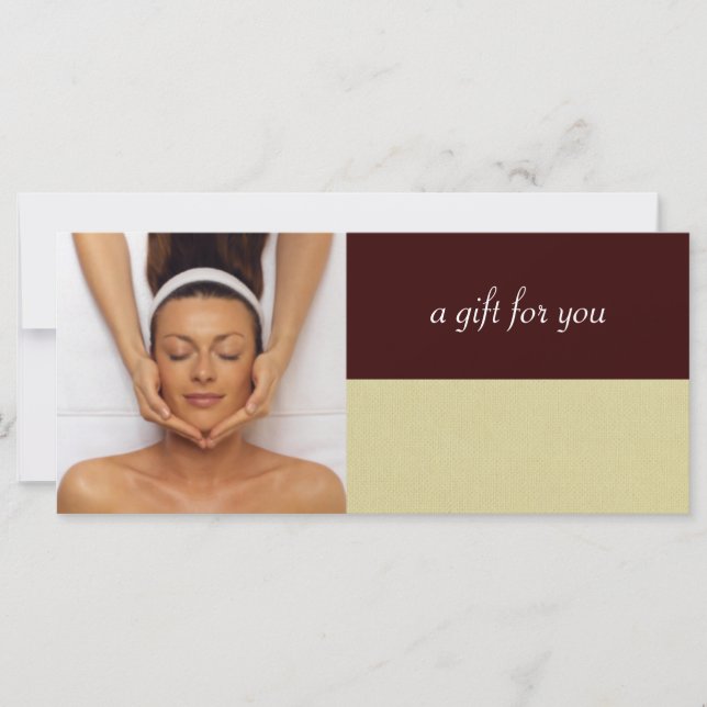Day Spa Gift Certificates (Front)