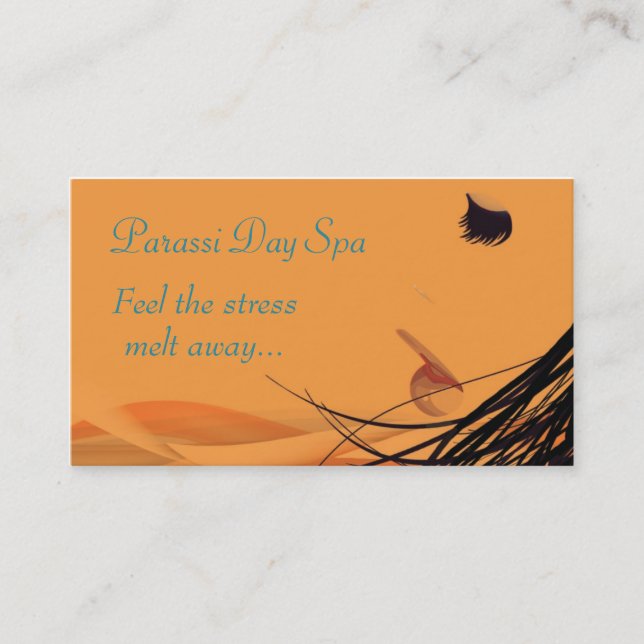 Day Spa & Salon Business Card (Front)