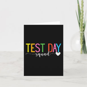 Day Squad Teacher Testing Coordinator Funny Card