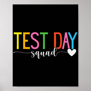 Day Squad Teacher Testing Coordinator Funny  Poster