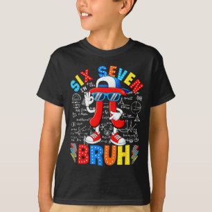 Day symbol 67 six seven meme math teacher boys kid T-Shirt