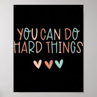 Day Teacher Shirt You Can Do Hard Things Women Kid