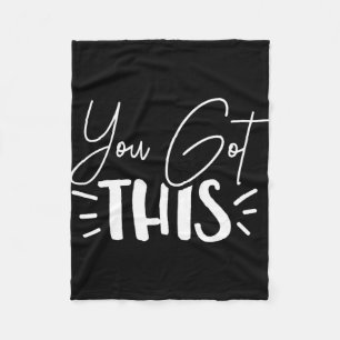 Day Teacher Shirt You Got This Gifts For Women Kid Fleece Blanket