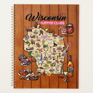 Day Timer - Wisconsin Supper Club Map Planner