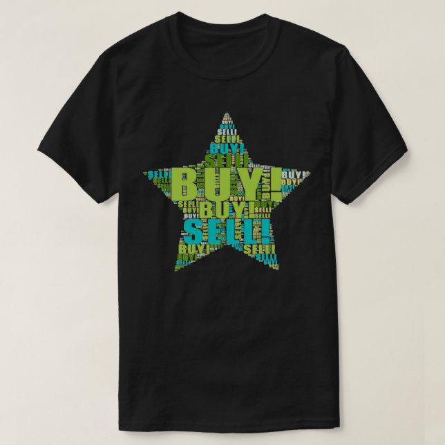 Day Trader Candlesticks Forex Day Trader Stocks T-Shirt (Design Front)