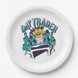 Day Trader Gift Idea Paper Plate
