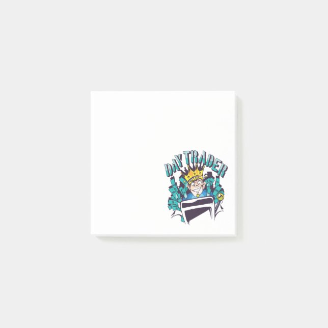 Day Trader Gift Idea Post-it Notes (Front)