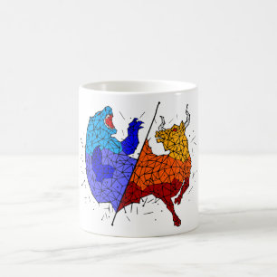 Day Traders Gift - Bull and Bear Constellation Coffee Mug