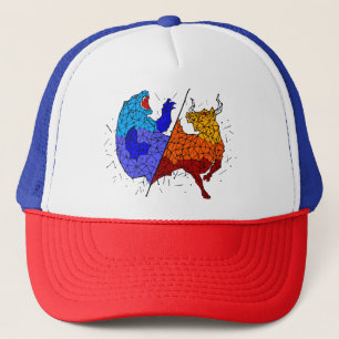 Day Traders Gift - Bull and Bear Constellation Trucker Hat