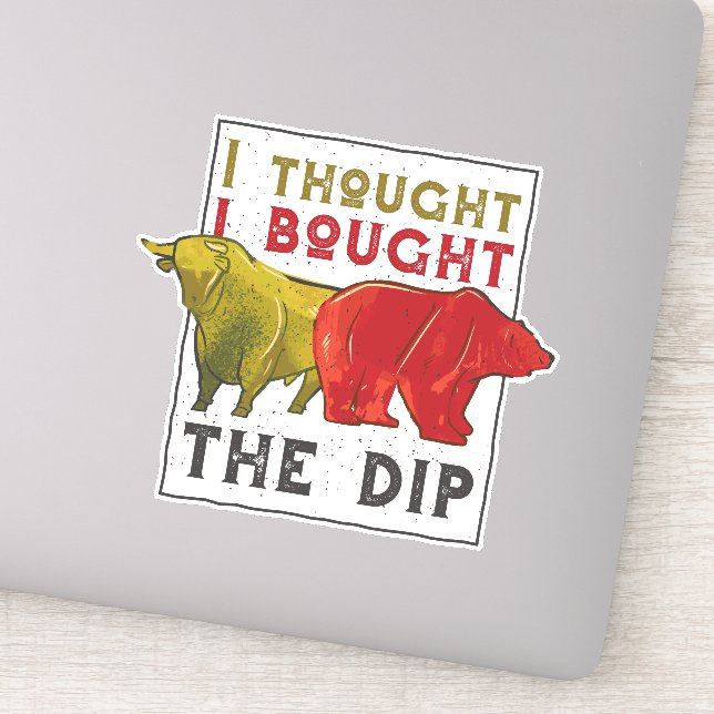 Day Traders Gift - Bull and Bear Quote  (Detail)