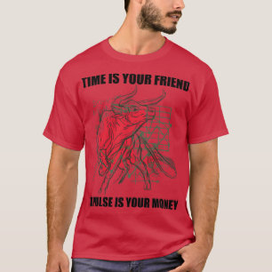 Day Trading Time Is Your Friend Impulse Is Money 2 T-Shirt