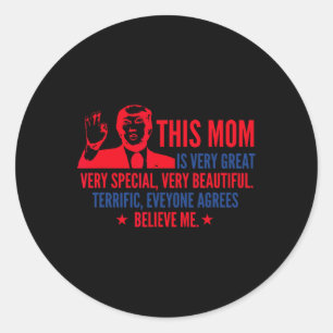 Day Trump Funny Quotes Election 2020 Classic Round Sticker