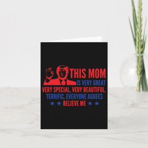Day Trump Funny Quotes Election 2024 Card