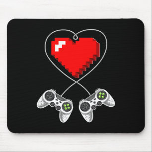 Day Video Game Controller Heart Gamer Gift Boys 1  Mouse Pad