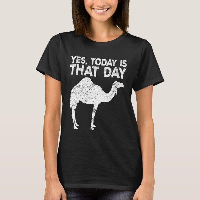 Day Wednesday Camelid Office Meme Jokeidea T-Shirt (Front)