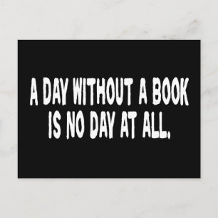 Day Without a Book Postcard