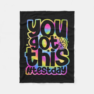 Day You Got This Staar Testing Motivational Teache Fleece Blanket