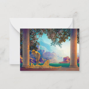 Daybreak, 1922 by Maxfield Parrish Card