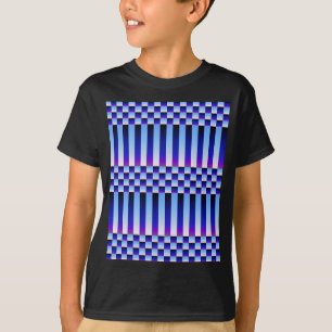 Daybreak and Nightfall (Checkers and Stripes) T-Shirt