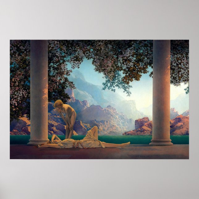 Daybreak by Maxfield Parrish in 1922 Poster (Front)