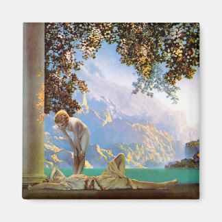 Daybreak - by Maxfield Parrish Magnet