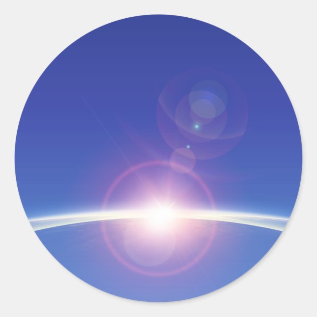 Daybreak  classic round sticker (Front)