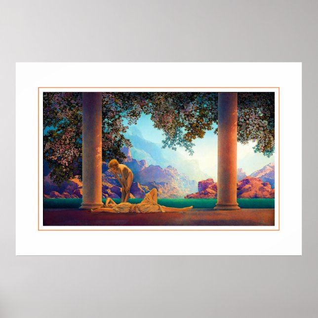 DAYBREAK Maxfield Parrish 1922 ... 2022 Poster (Front)