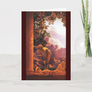Daybreak, Maxfield Parrish Card
