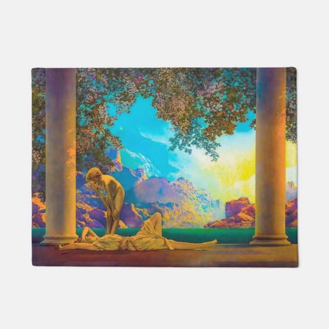 Daybreak Maxfield Parrish Doormat (Front)