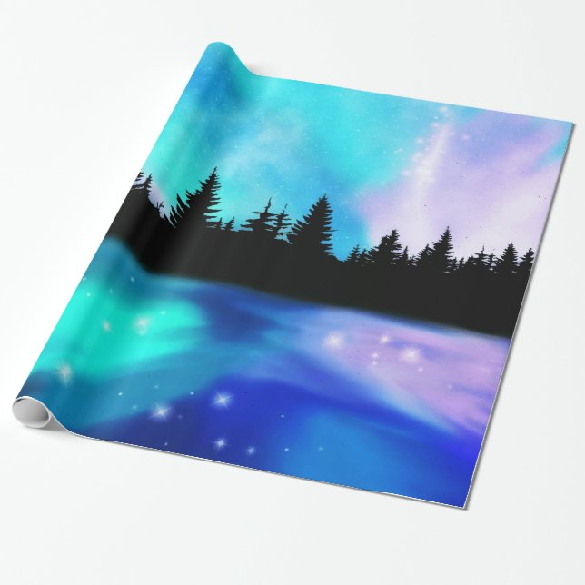 Daybreak Reflections Wrapping Paper (Unrolled)