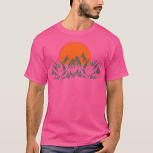Daybreak With Mountains Popular Nature Designs Gre T-Shirt