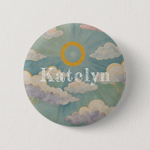 Daybreak's Embrace Personalised 6 Cm Round Badge