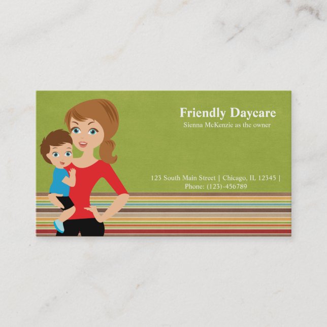 Daycare Business Card (Front)
