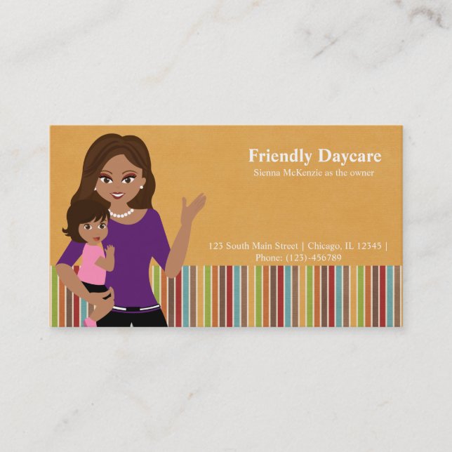 Daycare Business Card (Front)