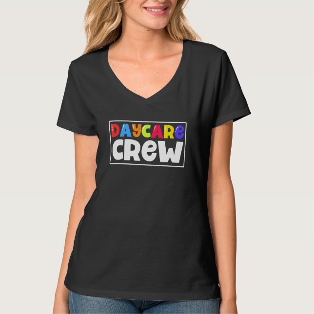 Daycare Daycare Crew Childcare T-Shirt (Front)