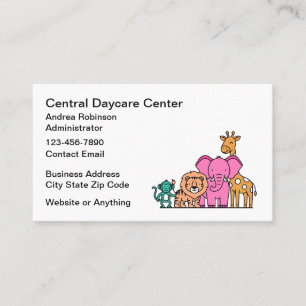 Daycare Family Childcare Center Business Cards