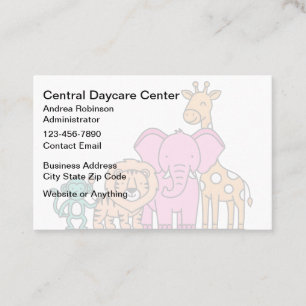 Daycare Family Childcare Center Business Cards