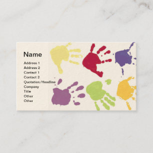 Daycare Hands Business Card