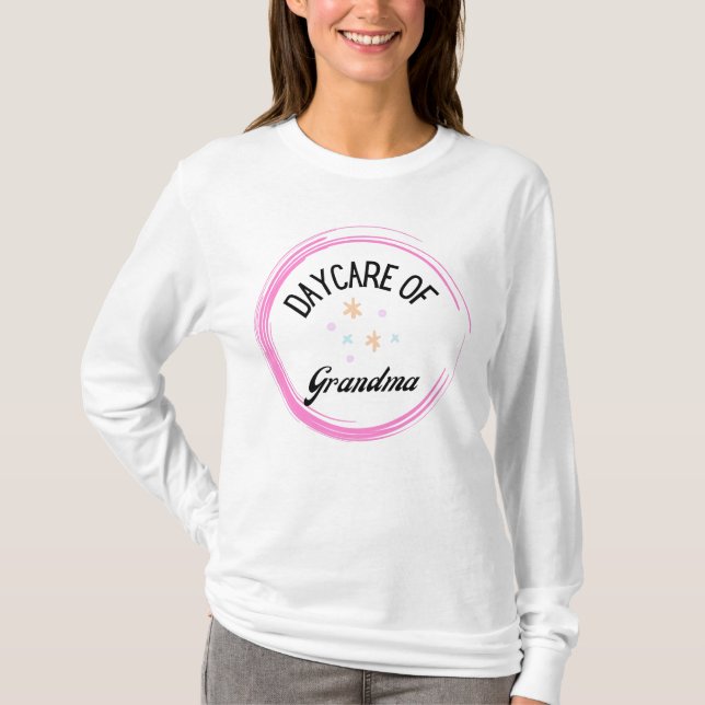 Daycare of Grandma long sleeve t-shirt  (Front)