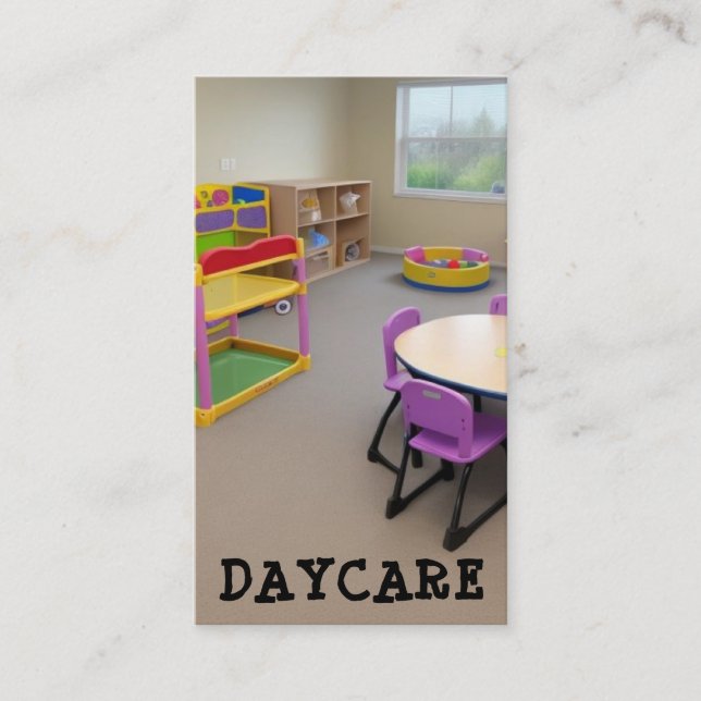 Daycare Play Room Business Card (Front)