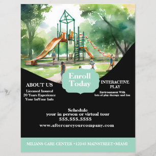 Daycare Playground Centre Flyer