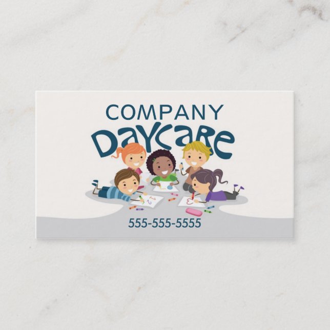 Daycare Professional Business Card (Front)