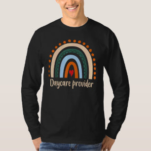 Daycare Provider Boho Rainbow Graduation Thank You T-Shirt