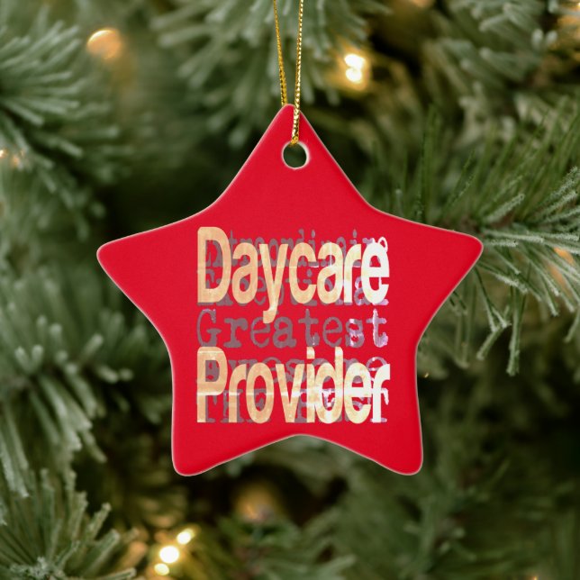 Daycare Provider Extraordinaire Ceramic Tree Decoration (Tree)