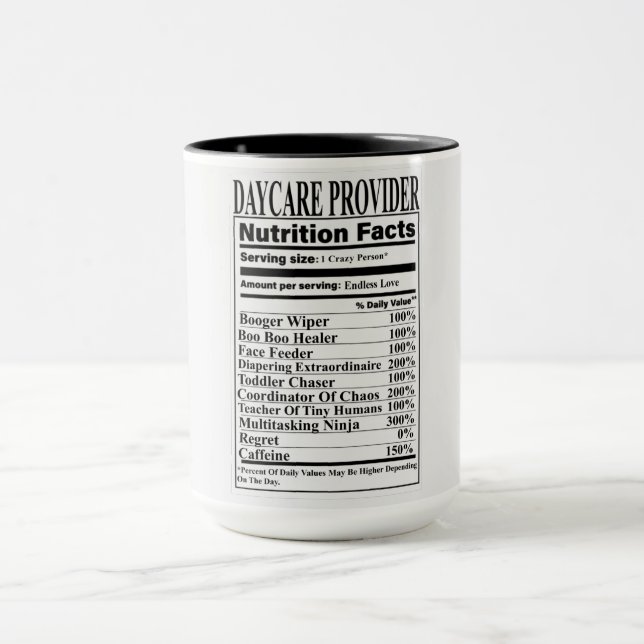 Daycare Provider Facts Mug (Center)