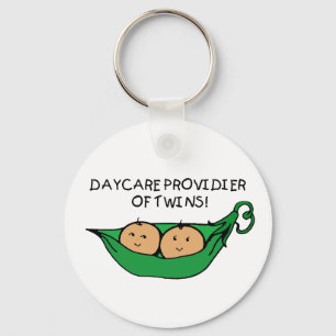Daycare Provider of Twin Pod Key Ring